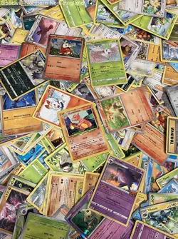 2.5LB Lot of Various Assorted Pokemon Cards TCG CCG in Collectible Box - Image 4