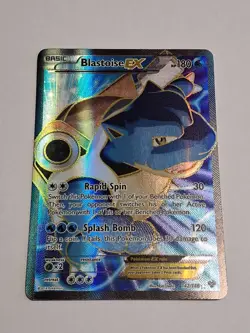 Pokemon TCG: Blastoise EX (142/146) - XY, Full Art Holo NM - Image 1