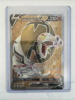 Pokemon TCG Sandaconda V Chilling Reign 175/198 Holo Full Art - Image 1