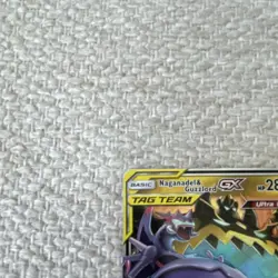 Pokemon Naganadel & Guzzlord GX TAG TEAM Ultra Rare 158/236 Cosmic Eclipse - Image 2
