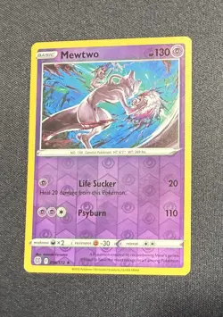 Pokemon TCG Brilliant Stars Mewtwo 056/172 Reverse Holo - Excellent - Image 1