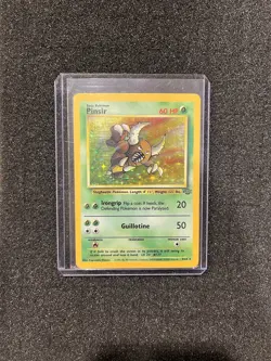 Pokemon Pinsir Holo Rare Card 9/64 Jungle 1999 - Image 1