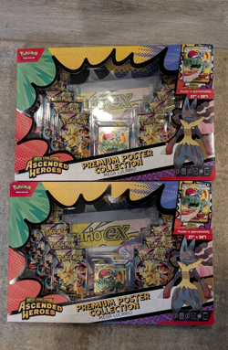 Pokemon TCG Mega Evolution Ascended Heroes Premium Poster Collection Lot of 2 - Image 1