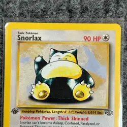 Vintage Pokemon Jungle Snorlax 1st Edition 27/64 Rare Non-Holo NM/Mint - Image 3