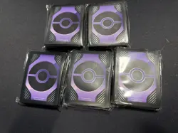 Pokemon TCG Trainer Toolkit 2022 Purple Pokeball Sleeves (65ct) - Set Of 5 - Image 1