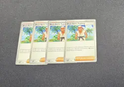 4x Black Belt's Training SVP 219 Pokemon TCG Playset - Excellent - Image 1