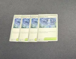 4x Jamming Tower 153/167 Twilight Masquerade Pokemon TCG Playset - Excellent - Image 1