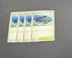 4x Gravity Mountain 177/191 Surging Sparks Pokemon TCG Playset - Excellent - Image 1