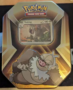 Pokemon TCG Triple Whammy Collector Tin Slaking - Sealed - Image 1
