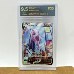 2022 Pokemon GO #072 Mewtwo V Full Art Alt Art FCG 9.5 Basic Collectible Card - Image 1