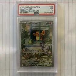 2023 Pokemon SVP Charmander Obsidian Flames Black Star Promo PSA 9 - Image 1