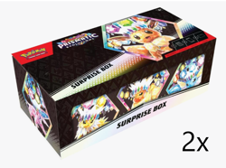 Pokemon TCG Scarlet & Violet Prismatic Evolutions Surprise Box (Lot of 2) SEALED - Image 1