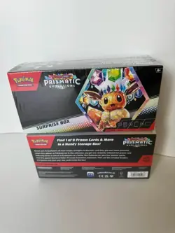 Pokemon TCG Scarlet & Violet Prismatic Evolutions Surprise Box (Lot of 2) SEALED - Image 2