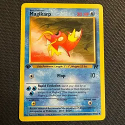 Magikarp 47/82 1st Edition LP - Team Rocket 2000 WOTC Pokemon TCG - Image 1