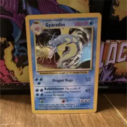 Pokemon Gyarados Base Set 6/102 Holo Rare 100 HP Stage 1 English 1999 - Image 1