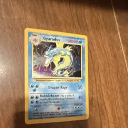 Pokemon Gyarados Base Set 6/102 Holo Rare 100 HP Stage 1 English 1999 - Image 2