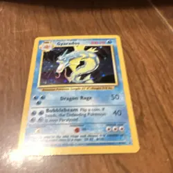 Pokemon Gyarados Base Set 6/102 Holo Rare 100 HP Stage 1 English 1999 - Image 3