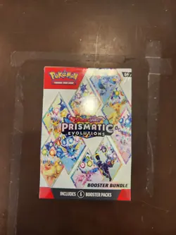 Pokemon Prismatic Evolutions Booster Box 6 Packs Eevee Umbreon Sylveon - Image 1