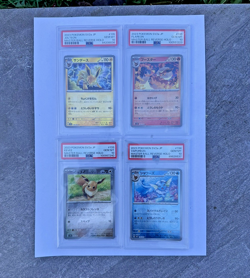 PSA 10 Eevee Vaporeon Jolteon Flareon Master Ball Holo Set Pokemon 151 JPN- sv2A - Image 1
