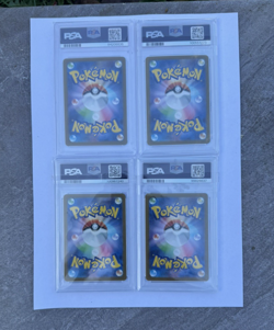 PSA 10 Eevee Vaporeon Jolteon Flareon Master Ball Holo Set Pokemon 151 JPN- sv2A - Image 2