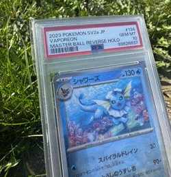 PSA 10 Eevee Vaporeon Jolteon Flareon Master Ball Holo Set Pokemon 151 JPN- sv2A - Image 4