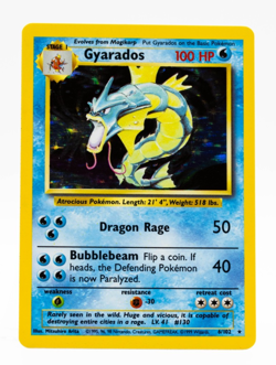Gyarados Pokemon Base Set 6/102 Holo Lightly Played - Image 1