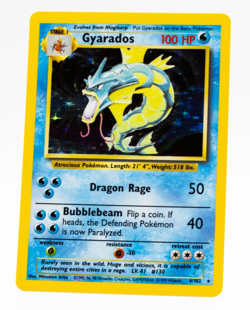 Gyarados Pokemon Base Set 6/102 Holo Lightly Played - Image 2