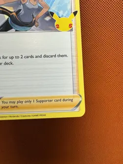 Pokemon TCG-Professor Burnett SWSH167 Black Star Promo NM 2172 - Image 5