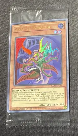 Yugioh Parasite Paracide LART-EN043 Ultra Rare Lost Art Promo - SEALED - Image 1