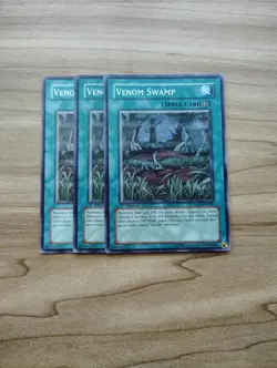 Yu-Gi-Oh! - Venom Swamp 3X - Full Playset - Image 1