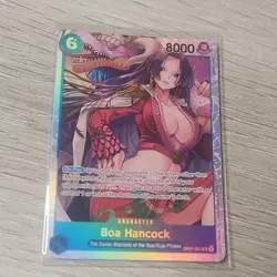 Bandai Boa Hancock Super Rare Foil OP07-051 500 Years Future 8000 One Piece CCG - Image 1
