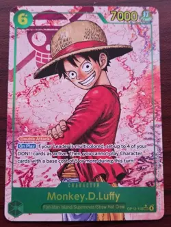 One Piece Monkey D. Luffy OP13-118 SEC Alt Art Carrying On His Will Parallel - Image 1