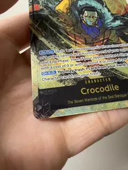 Crocodile Alt art OP14-120 SEC ALT THE AZURE SEA'S SEVEN English - Fresh ! - Image 4