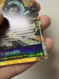 Crocodile Alt art OP14-120 SEC ALT THE AZURE SEA'S SEVEN English - Fresh ! - Image 5