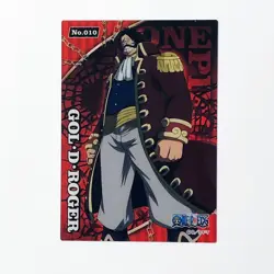 S0751 Gol D. Roger No.010 One piece Clear Card Japanese Super Rare Ensky - Image 1
