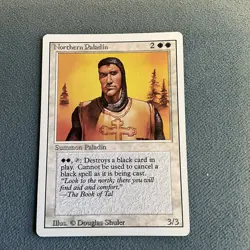 MTG - Northern Paladin - Revised - LP - MAGIC CARD - Image 1