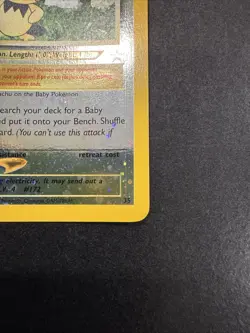 Pokemon Pichu TCG Reverse Holo Card 35 WOTC Promo Black Star Promo - Image 3
