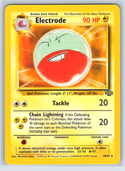Electrode 18/64 Jungle NM or LP Pokemon Card - Image 1