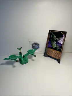 Bakugan Swayther Green Gold DNA Gundalian Invaders Battle Gear 80G W/Card RARE - Image 1