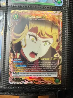 Cha Hae-in Solo Leveling Release Event Card Union Arena SLG-1-057 - Image 2