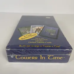 Towers in Time CCG TCG Limited Edition Booster Box 60 Packs 8 Cards Per Pack Vtg - Image 2