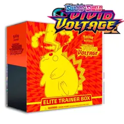 Lot of 2 Pokemon Vivid Voltage ETB Elite Trainer Box, Sealed + Rainbow Card - Image 1