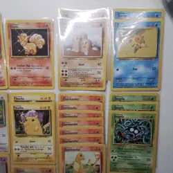 Pokemon 1999 Base Set Unlimited (Shadow) 42 card lot - Image 3