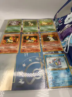 Pokemon Neo Genesis Japanese 2000 9-Cards Binder Set No Seal, Unused - Image 1