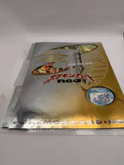 Pokemon Neo Genesis Japanese 2000 9-Cards Binder Set No Seal, Unused - Image 2