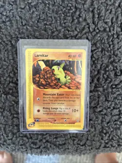 Pokemon TCG Larvitar Common Card 89/147 2003 Aquapolis - Image 1