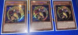 Yugioh Lunalight Gold Leo DUAD-EN005 Secret Rare 1st Ed Near Mint x3 - Image 1