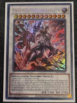 Yu-Gi-Oh! TCG Despian Luluwalilith CYAC-EN042 1st Edition Secret Rare - Image 1