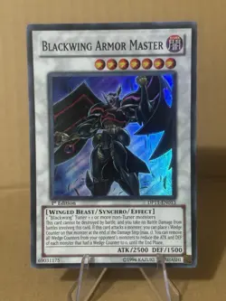 Yu-Gi-Oh! Blackwing Armor Master DP11-EN013 1st Edition Super Rare Nm - Image 1