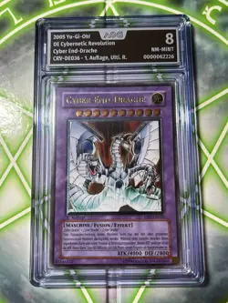 YuGiOh Cyber-End Drache Ultimate Rare 1st Ed AOG 8 Nm-Mt - graded like PSA - Image 1